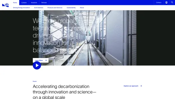 Website Screenshot: Schlumberger - SLB, a global technology company | SLB - Date: 2023-06-14 10:45:14