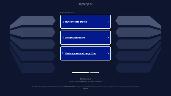 Website Screenshot: redirect to www.slipstop-austria.de - slipstop.at - Diese Website steht zum Verkauf! - Informationen zum Thema slipstop. - Date: 2023-06-26 10:21:42