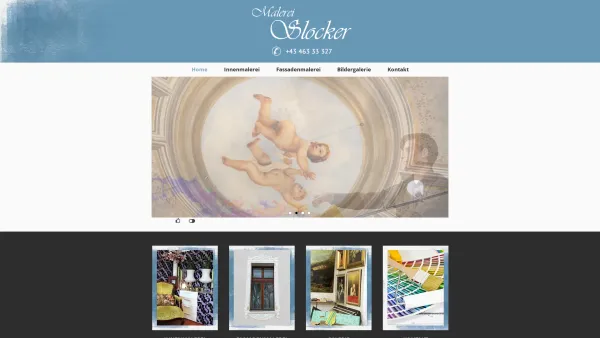 Website Screenshot: Slocker - Maler Klagenfurt am Wörthersee - Malerei Slocker - Date: 2023-06-26 10:21:42