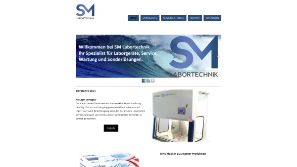 Website Screenshot: SM-Labortechnik - SM-Labortechnik - SM-Labortechnik - Date: 2023-06-26 10:21:42