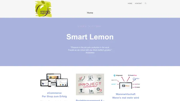 Website Screenshot: Smart Lemon - Home - Smart Lemon | simply.intelligent - Date: 2023-06-26 10:26:43