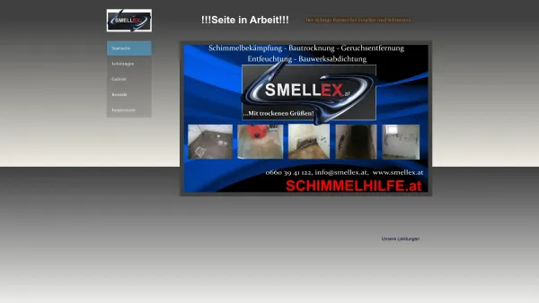 Website Screenshot: SMELLEX e.U - Smellex e.U. - Startseite - Date: 2023-06-26 10:21:43