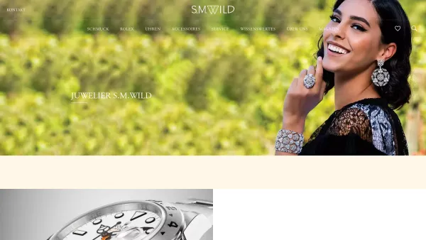 Website Screenshot: S.M. WILD Ges.m.b.H & Co KG - Juwelier S.M.Wild - Uhren & Schmuck in Linz - Date: 2023-06-14 10:45:17