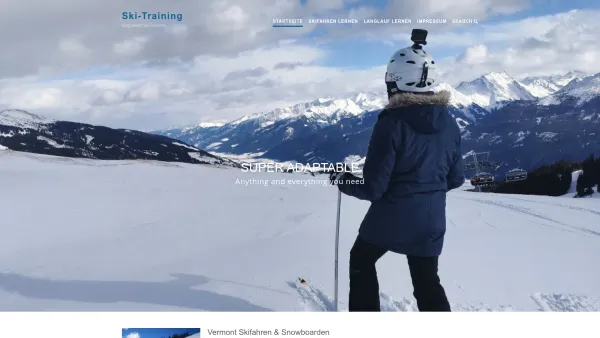 Website Screenshot: Agentur Litschauer - Ski-Training - Blog eines Ski-Trainers - Date: 2023-06-14 10:45:17