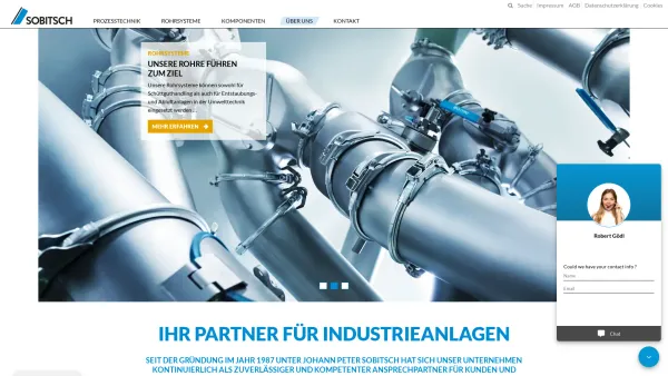 Website Screenshot: Sobitsch Industrie Produkte & Anlagen GmbH - SOBITSCH • Partner für maßgeschneiderte Industrieanlagen Sobitsch - Date: 2023-06-15 16:02:34
