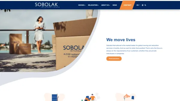 Website Screenshot: SOBOLAK INTERNATIONAL - Home: Sobolak - Date: 2023-06-26 10:21:45