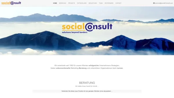Website Screenshot: socialConsult Beratungs-GmbH - socialConsult Beratungs-GmbH - Date: 2023-06-26 10:21:45