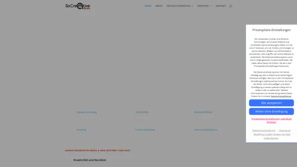 Website Screenshot: soCreative Media - Go digital, but stay real - die digitale Werbeagentur in Wien - Date: 2023-06-14 10:45:17