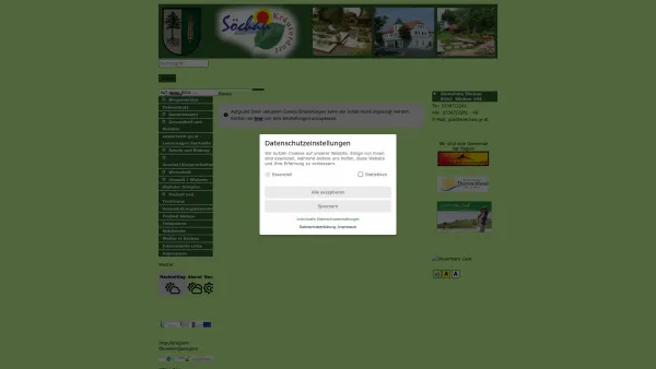 Website Screenshot: Gemeindeamt Gemeinde Söchau - Söchau - RiS-Kommunal - Home - Date: 2023-06-26 10:21:45