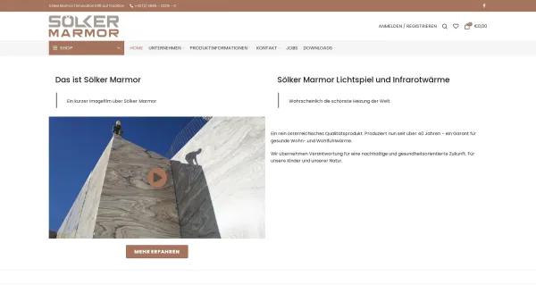 Website Screenshot: Sölker Marmor Gesellschaft m.b.H. - Sölker Marmor | Innovation trifft auf Tradition - Date: 2023-06-26 10:21:45