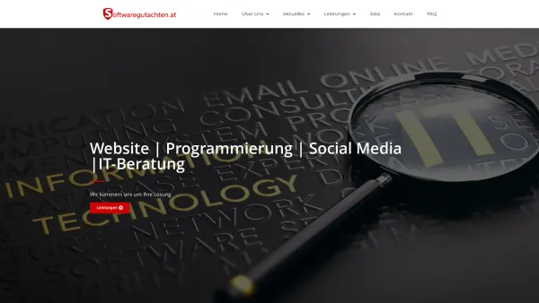 Website Screenshot: AHK Softwaregutachten.at e.U. - Start | Softwaregutachten.at | Ihr Partner in Sachen Website, Programmierung und Social Media Marketing! - Date: 2023-06-26 10:21:45