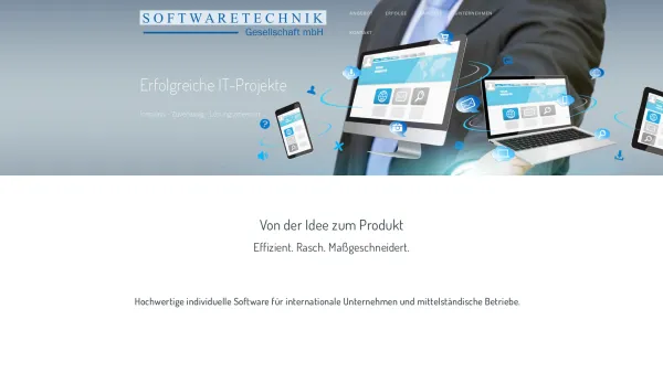 Website Screenshot: Softwaretechnik Gesellschaft mbH - SWT - Ihr Partner für individuelle Software - Date: 2023-06-15 16:02:34