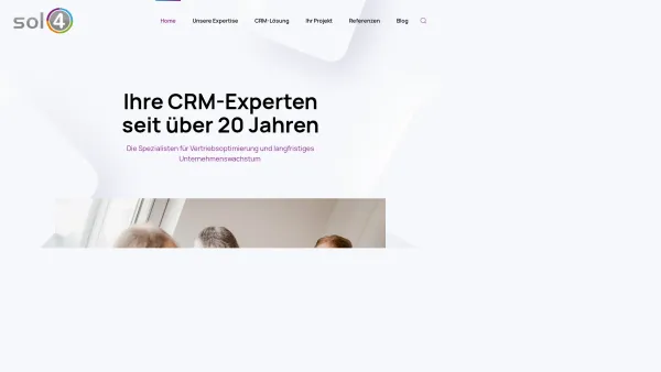 Website Screenshot: SOL4 IT-Consulting GmbH - CRM Systeme und Lösungen | Responsive Webdesign | IT Service - Date: 2023-06-15 16:02:34