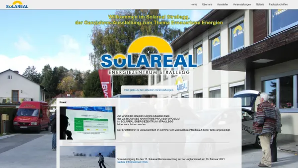 Website Screenshot: UET Handelsgesellschaft mit beschränkter bei SOLAREAL ++ - Willkommen im Solareal Strallegg,<br />der Ganzjahres-Ausstellung zum Thema Erneuerbare Energien - Date: 2023-06-26 10:21:48