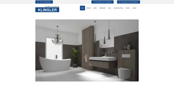 Website Screenshot: Alfons Klingler Gesellschaft Unbenanntes Dokument - Installateur Wörgl - Klingler Installationen GmbH - Date: 2023-06-15 16:02:34