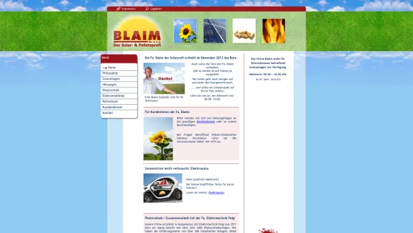 Website Screenshot: Blaim G.m.b.H. - Aktuelles - BLAIM GmbH - Zwettler Str. 22 - 3580 Horn - E blaim@solarprofi.at - Date: 2023-06-26 10:21:48