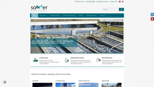 Website Screenshot: Sommer Messtechnik GmbH - Sommer Messtechnik GmbH - Date: 2023-06-26 10:21:48