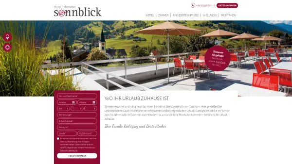 Website Screenshot: Hotel Sonnblick**** - Hotel Sonnblick - Ferien in Gaschurn, im Montafon, Vorarlberg - Date: 2023-06-26 10:21:48