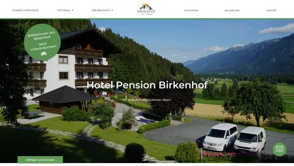 Website Screenshot: Gasthof Pension Birkenhof - Startseite - Birkenhof - Date: 2023-06-26 10:21:51