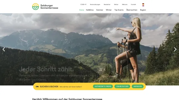 Website Screenshot: Tourismusverband St Salzburger Sonnenterrasse St. Veit Schwarzach und Goldegg - Herzlich willkommen auf der Salzburger Sonnenterrasse › Salzburger Sonnenterrasse ✰ - Date: 2023-06-26 10:21:51