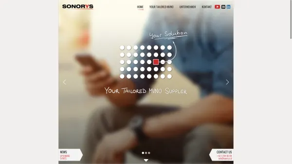 Website Screenshot: SONORYS Technology GmbH - Your Tailored MVNO Supplier | Sonorys - Date: 2023-06-26 10:21:51