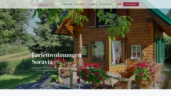 Website Screenshot: Soravia E. ---Grubtaler ERFA Gemeinschaft Fuchs Soravia Elfie A-8462 Gamlitz Grubtal 96 - Home - - Date: 2023-06-26 10:21:51