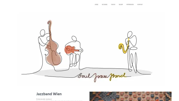 Website Screenshot: Soul Jazzband - Soul Jazzband buchen ⭐ Firmenfeier, Event, Hochzeit - Date: 2023-06-26 10:26:42