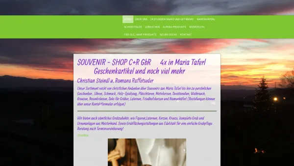Website Screenshot: SOUVENIR SHOP C+R GbR - Geschenke u. Souvenirshop - SOUVENIR - SHOP C+R GbR Maria Taferl - Date: 2023-06-26 10:21:54
