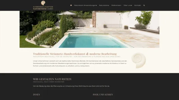 Website Screenshot: Schreiber & Partner Natursteine GmbH - Schreiber & Partner Natursteine » Steinmetz in Poysdorf - Date: 2023-06-15 16:02:34