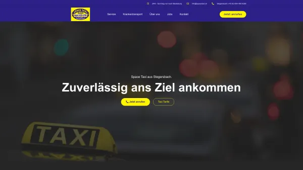 Website Screenshot: Spacetaxi Udo Feiertag - Space Taxi | Stegersbach | Wir bringen Sie ans Ziel! - Date: 2023-06-14 10:45:19
