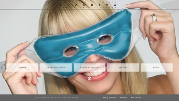 Website Screenshot: Spalding Vertriebs-GmbH - Spalding – Gesundheitsprodukte - Date: 2023-06-26 10:21:54