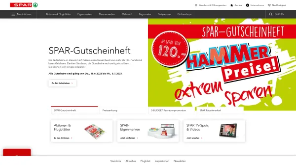 Website Screenshot: Spar-Markt Poslovski SPAR - SPAR - Der österreichische Supermarkt in Ihrer Nähe - Date: 2023-06-15 16:02:34