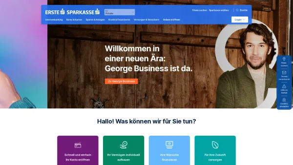 Website Screenshot: Sparkasse Knittelfeld - Das modernste Banking Österreichs | Erste Sparkasse - Date: 2023-06-15 16:02:34