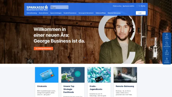 Website Screenshot: Sparkasse Niederösterreich - Sparkasse Niederösterreich Mitte West AG - das modernste Banking Österreichs | Sparkasse Niederösterreich Mitte West AG - Date: 2023-06-15 16:02:34