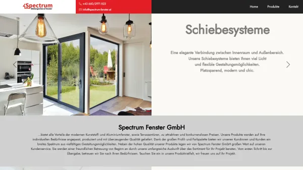 Website Screenshot: Spectrum Fenster GmbH. - Spectrum Wintergarten & Fenster - Date: 2023-06-26 10:21:57