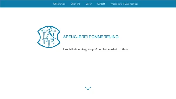 Website Screenshot: Spenglerei Pommerening - Spenglerei Pommerening - Date: 2023-06-26 10:21:57
