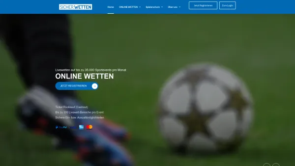Website Screenshot: bei B G Spieltechnologie GmbH. - SICHER.WETTEN - Date: 2023-06-26 10:21:57