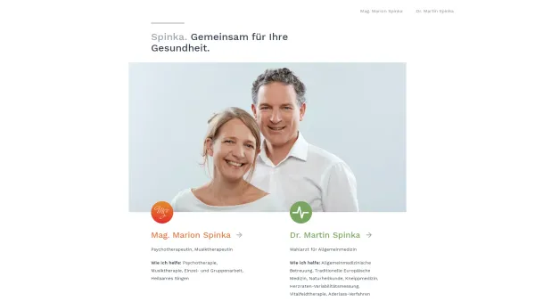Website Screenshot: Spinka-Druck Druckerei SPINKA - Wahlarzt und Psychotherapie Linz | Spinka - Date: 2023-06-14 10:45:20
