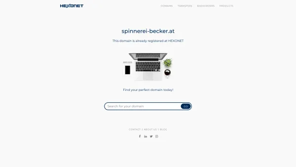 Website Screenshot: Ernst Becker & Sohn - Spinnerei KG - spinnerei-becker.at - Date: 2023-06-14 10:45:20