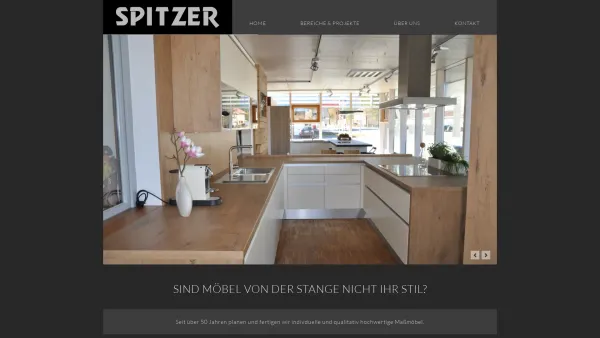 Website Screenshot: Tischlerei Spitzer - Home - Tischlerei Spitzer - Date: 2023-06-14 10:45:20