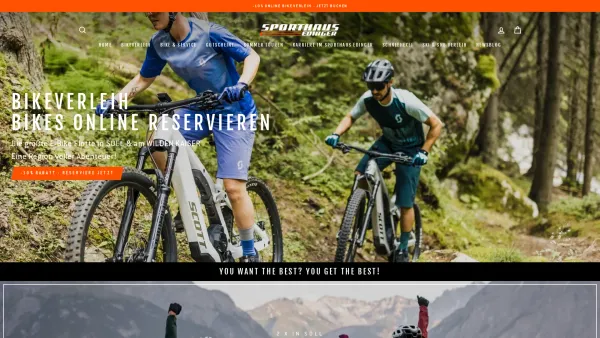 Website Screenshot: Alpin-Sport Edinger Inh Albert EDINGER SPORT - Skiverleih, Bikeverleih & Mode in Söll – Sporthaus Edinger - Date: 2023-06-15 16:02:34