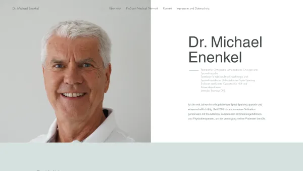 Website Screenshot: auf dervon Dr. Michael Enenkel - Start | Dr. Enenkel - Date: 2023-06-26 10:22:00
