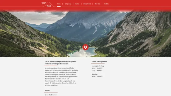 Website Screenshot: Sporthütte Wedl - Home | Sport Wedl - Date: 2023-06-26 10:22:00