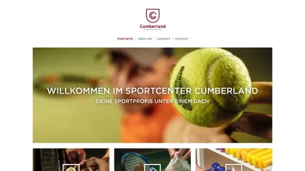 Website Screenshot: Sportcenter Cumberland - Startseite - Sportcenter Cumberland - Date: 2023-06-14 10:45:22
