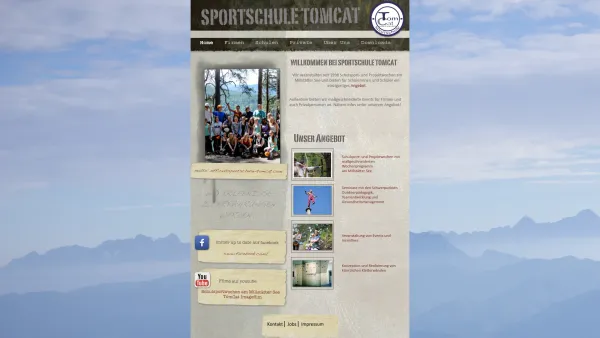 Website Screenshot: Sportschule TomCat - sportschule TomCat - Date: 2023-06-26 10:22:03