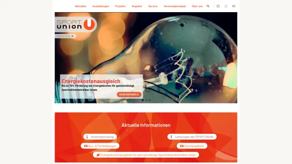 Website Screenshot: Österreichische Turn- und Sportunion Kärnten - SPORTUNION Kärnten - SPORTUNION Kärnten - Date: 2023-06-26 10:22:03