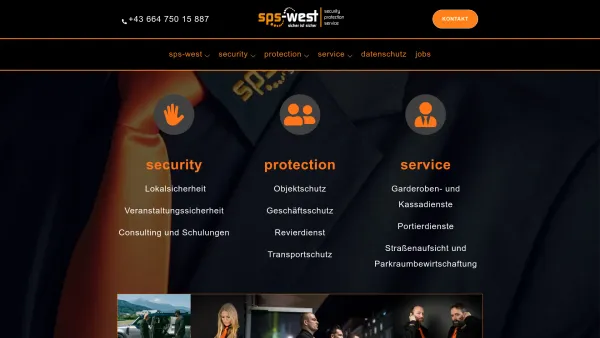 Website Screenshot: sps-west gmbh - sps-west gmbh | security protection service - Date: 2023-06-14 10:45:22