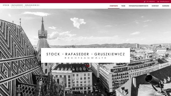 Website Screenshot: Stock Rafaseder Gruszkiewicz Rechtsanwälte OG - SRG - Stock • Rafaseder • Gruszkiewicz Rechtsanwälte | 1040 Wien - Date: 2023-06-26 10:22:06