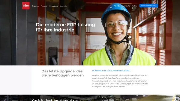 Website Screenshot: SSA Global GmbH - ERP Cloud Software | KI-ERP-Cloud-Produkte für Unternehmen | Infor - Date: 2023-06-26 10:22:06