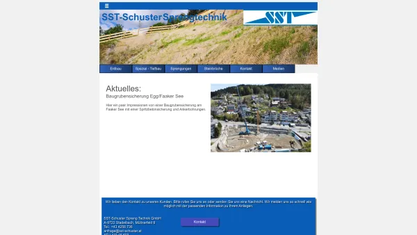Website Screenshot: SST-Schuster Sprengtechnik GmbH - SST Schuster Spreng Technik - Date: 2023-06-26 10:22:06